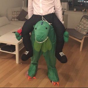 Best Halloween Adult Costume looking for a new home size L. Carry Me Dinosaur